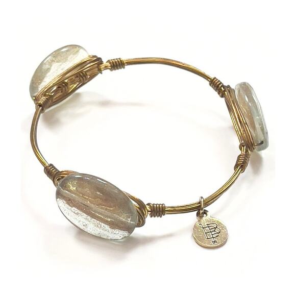 Bourbon and Boweties Stone Bangle - Picture 1 of 7